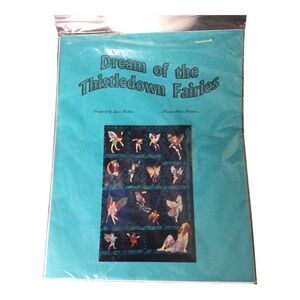 Dream of the Thistledown Fairies Pattern Lynn Harkins Applique Quilt